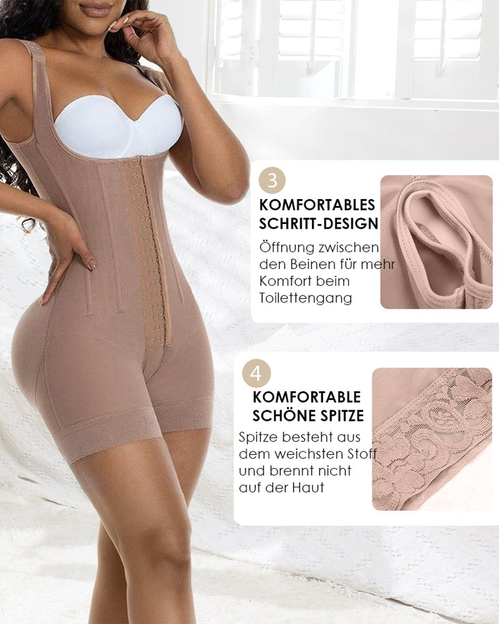 Shapshe® Hohe Kompressions Shapewear mit Haken Body Shaper