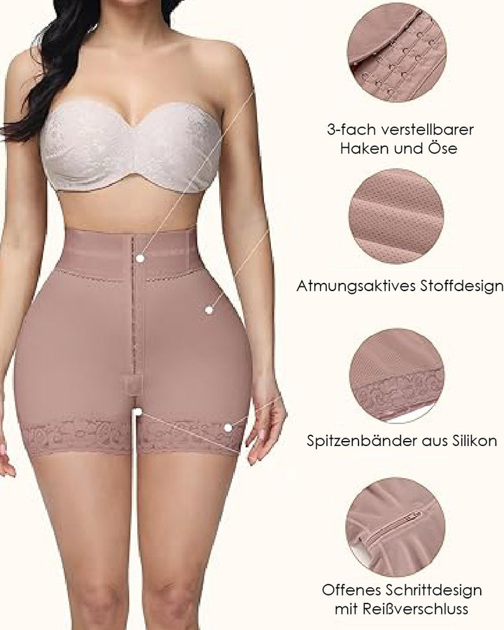 Shapshe® BBL Shorts mit doppelter Kompression Hoher Taille und Bauchkontrolle