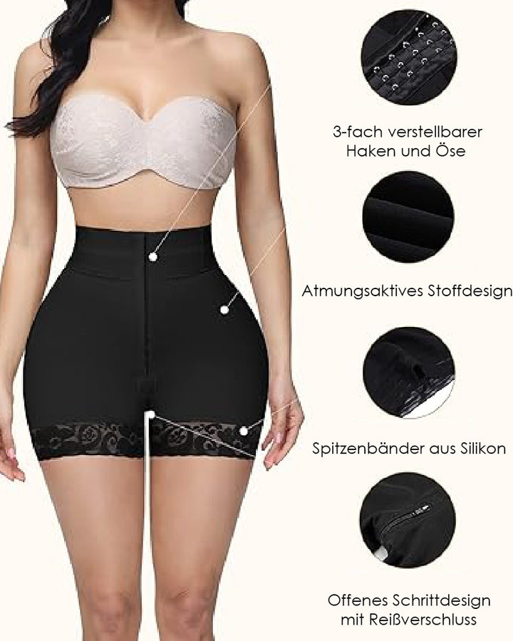 Shapshe® BBL Shorts mit doppelter Kompression Hoher Taille und Bauchkontrolle