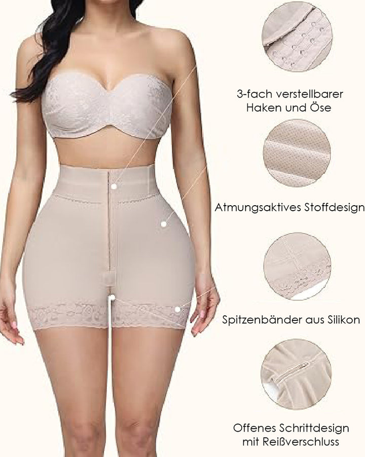 Shapshe® BBL Shorts mit doppelter Kompression Hoher Taille und Bauchkontrolle