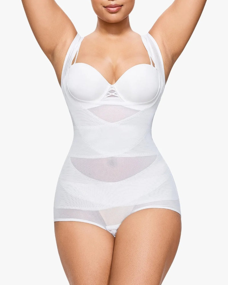 Mesh Nahtlose Taille Slimmer Korsett Hintern Shaping Shapewear Bodysuit