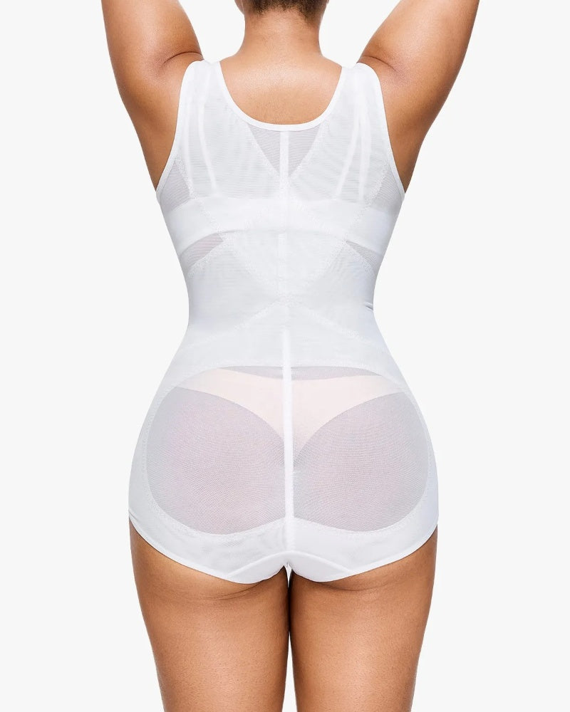 Mesh Nahtlose Taille Slimmer Korsett Hintern Shaping Shapewear Bodysuit