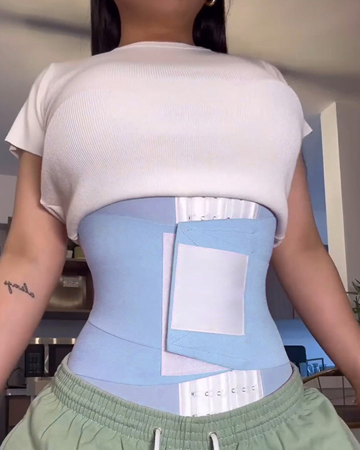 Shapshe® Damen Doppelkompressions Bauchwickel Waist Trainer