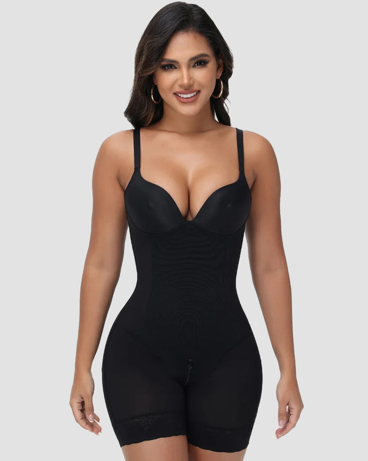 Shapshe® Brustwarzen BH Bauchkontrolle Shapwear Bodysuit für Damen