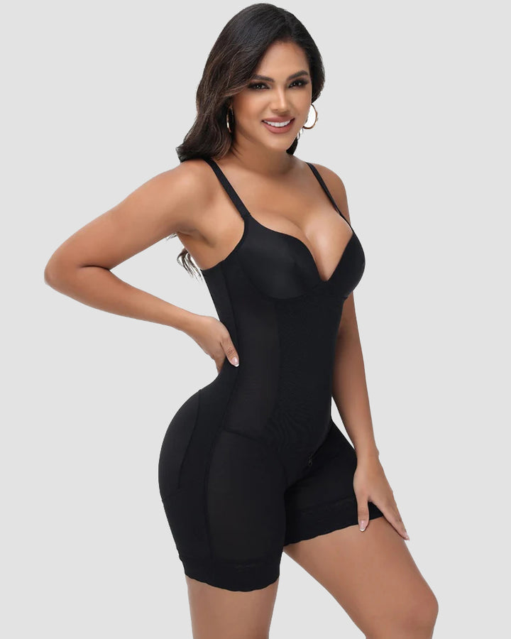 Shapshe® Brustwarzen BH Bauchkontrolle Shapwear Bodysuit für Damen