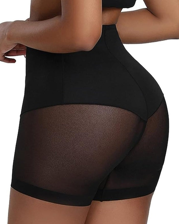 Nahtlose Mesh Atmungsaktive Bauchweg Po-Lift Korsett Formende Shorts