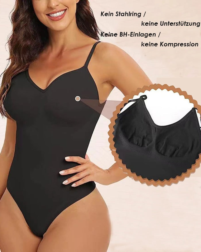 Shapshe® Nahtlose Bauchweg Rundhals Tanga Tanktop Body Shaper Bodysuits