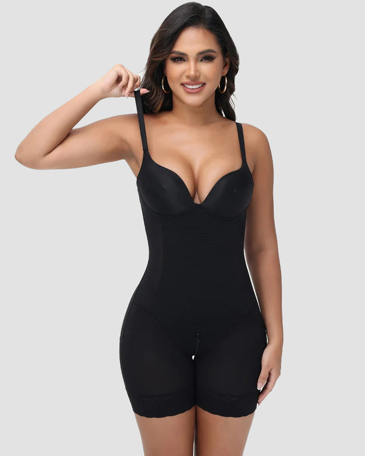 Shapshe® Brustwarzen BH Bauchkontrolle Shapwear Bodysuit für Damen