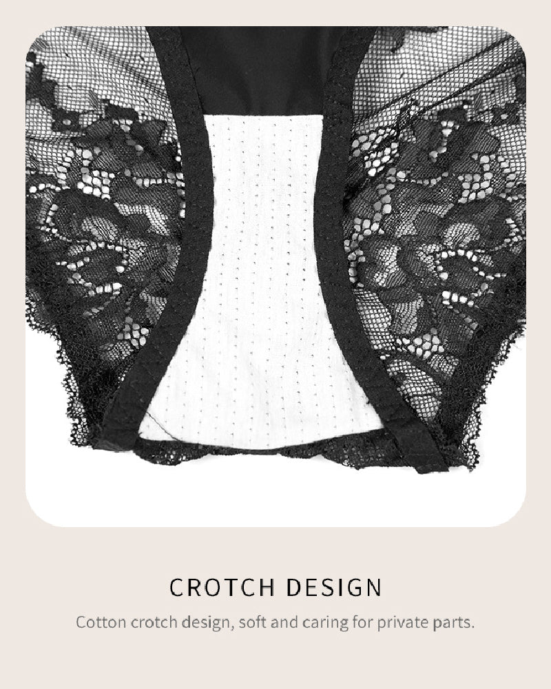 Damen Bauchweg Figurformende Nahtlose Spitzen Shapewear Slip