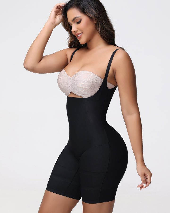Shapshe® Offene Büste Nahtloser Kompressionsbody Po Lifter Shapewear