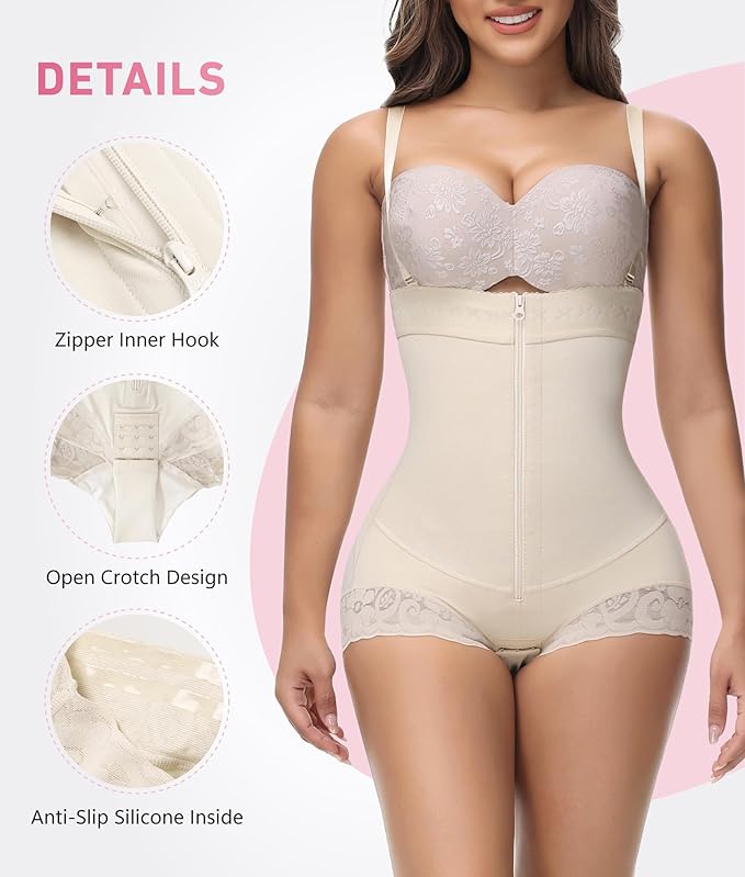 Shapshe® Fajas Colombianas Bauchweg Stark Formend Shapewear Bodys