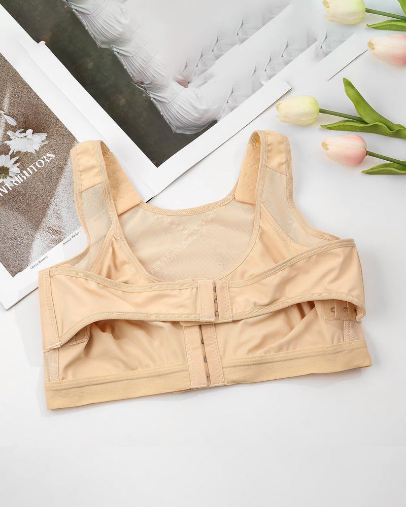 Frontverschluss Postoperative Kompression BH mit Bruststützgürtel