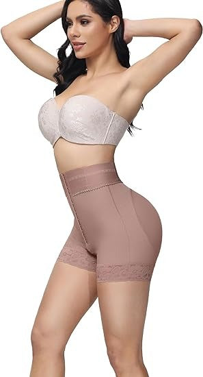 Shapshe® BBL Shorts mit doppelter Kompression Hoher Taille und Bauchkontrolle
