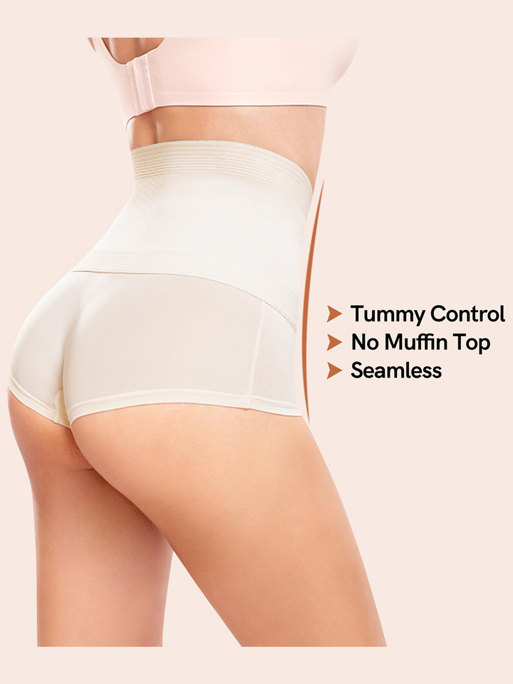 Shapewear Höschen Shorts Flacher Bauch Hohe Taille Formende Unterwäsche