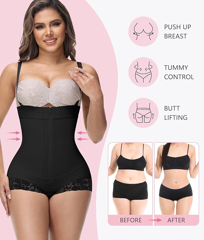 Shapshe® Fajas Colombianas Bauchweg Stark Formend Shapewear Bodys