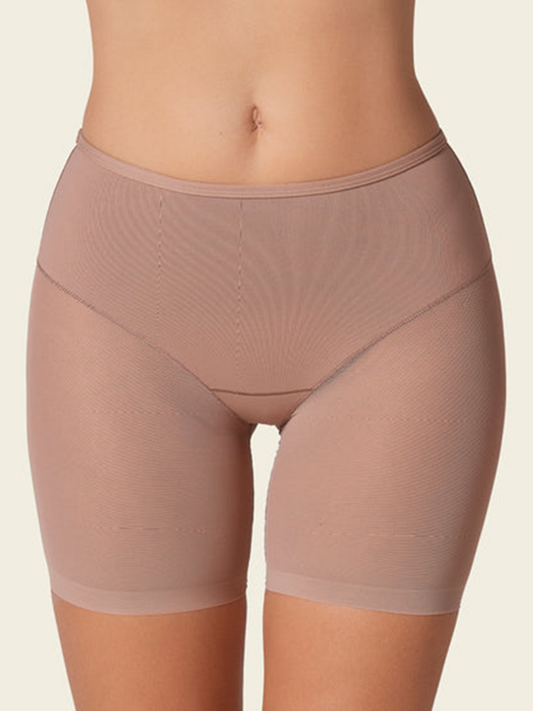 Nahtlose Transparent Shaper Shorts Tanga Anti-Reibung Mesh Shapewear