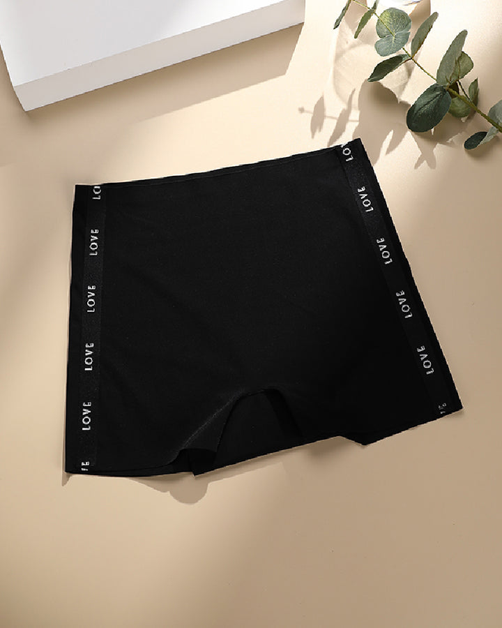 Buchstaben Webband Nahtlose atmungsaktive Shapewear Boxershorts