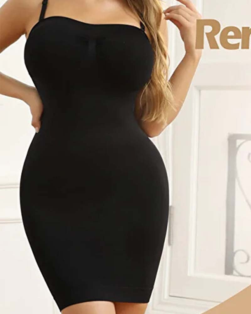 Nahtlose Shapewear Body Shaper Slip Under Kleider für Damen