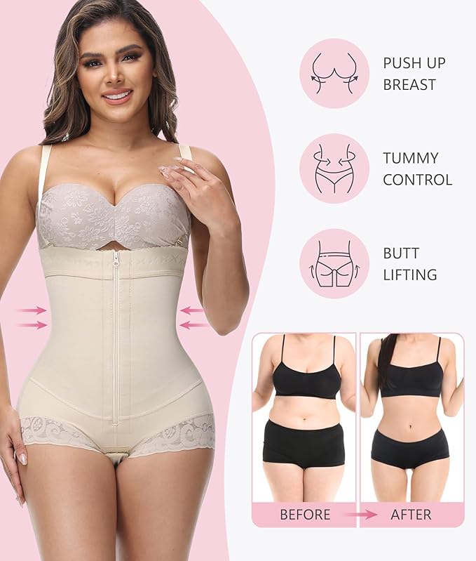 Shapshe® Fajas Colombianas Bauchweg Stark Formend Shapewear Bodys