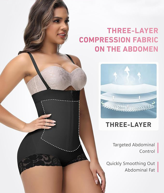 Shapshe® Fajas Colombianas Bauchweg Stark Formend Shapewear Bodys