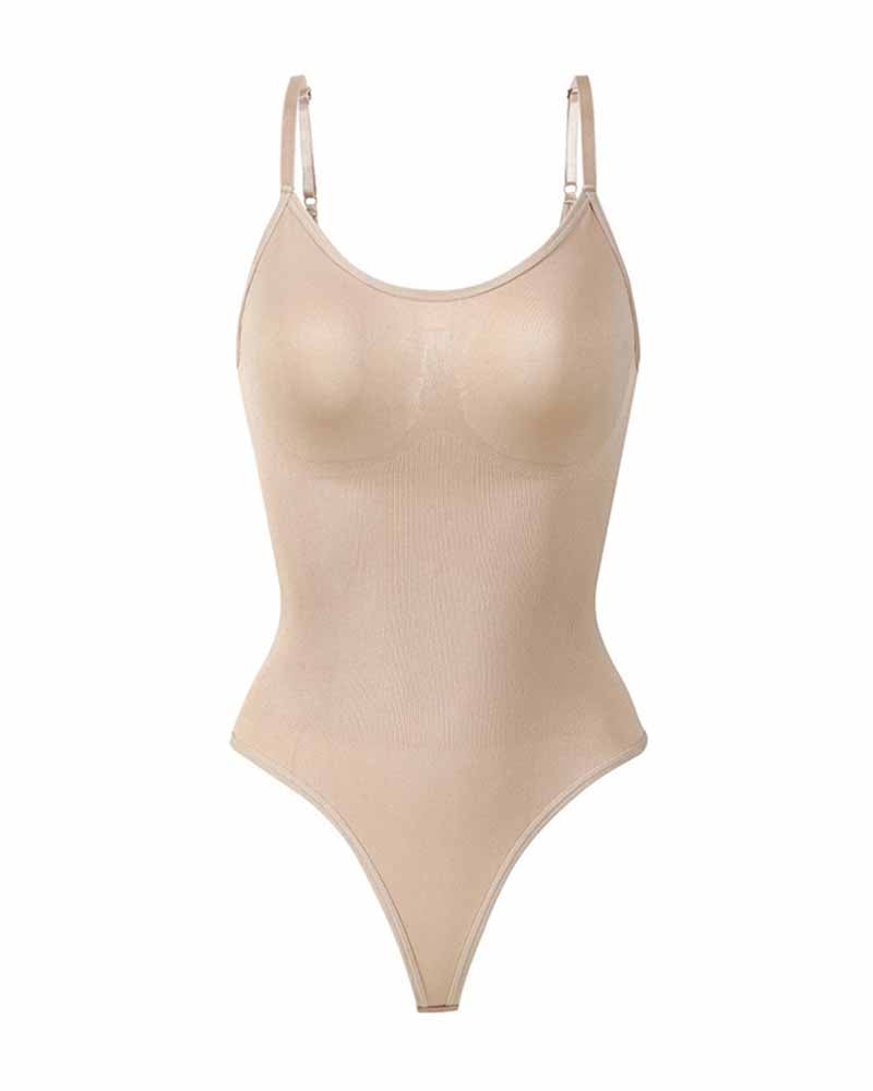 Shapshe® Nahtlose Bauchweg Rundhals Tanga Tanktop Body Shaper Bodysuits