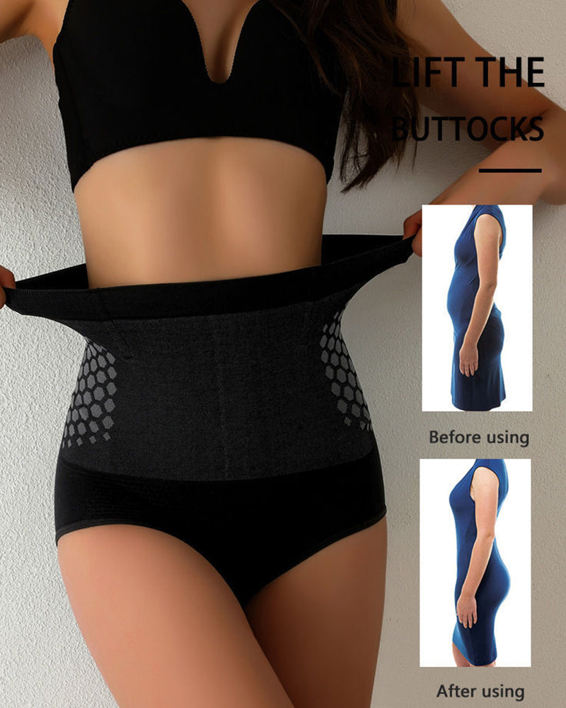 Damen Magnettherapie Wärmende Uterus Höschen Nahtlose Bauchkontrolle