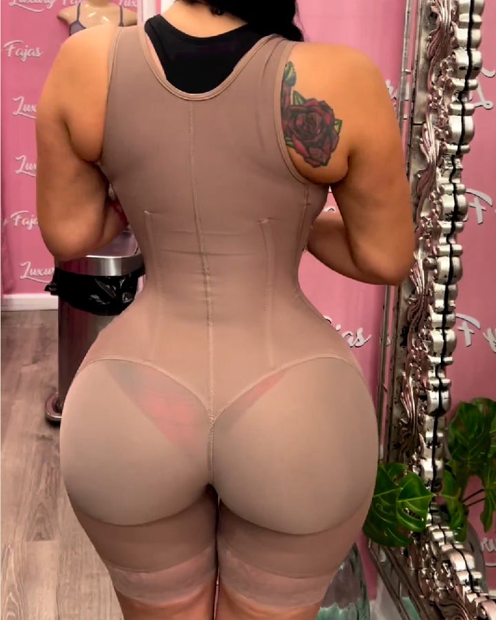 Shapshe® Hohe Kompressions Ganzkörper Fajas Bauchkontrolle mit BH