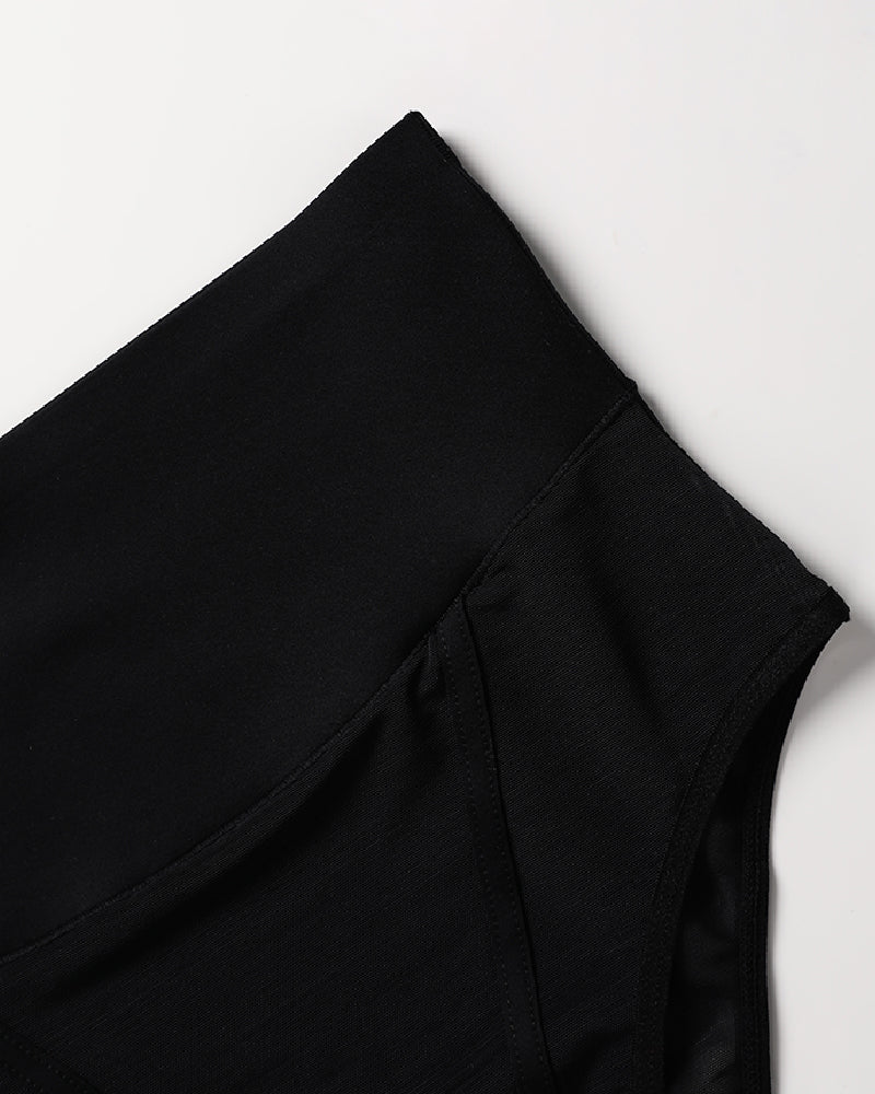 Mesh Mieder Shapewear Höschen Reiner Baumwolle Schritt Tanga