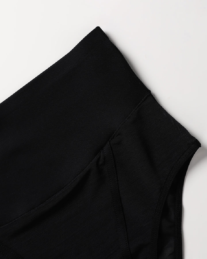 Mesh Mieder Shapewear Höschen Reiner Baumwolle Schritt Tanga