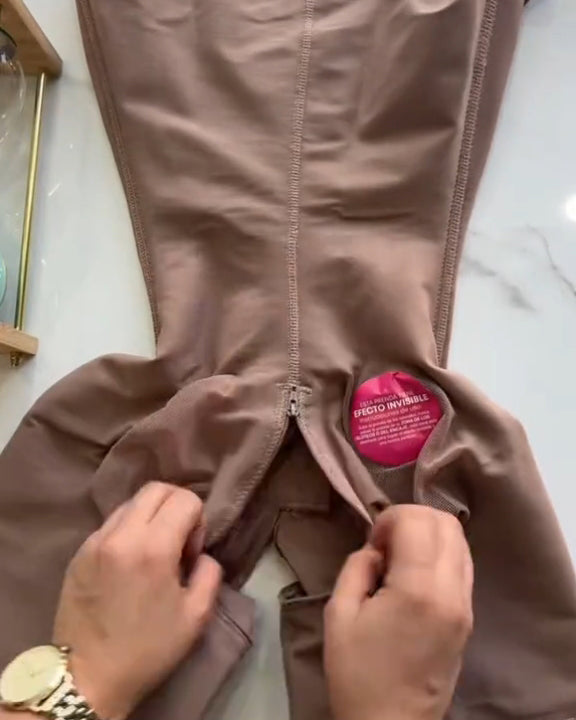 Shapshe® Fajas Colombianas Hohe Kompression Haken und Ösen Bauchweg Sanduhr Shapewear