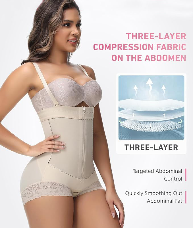Shapshe® Fajas Colombianas Bauchweg Stark Formend Shapewear Bodys