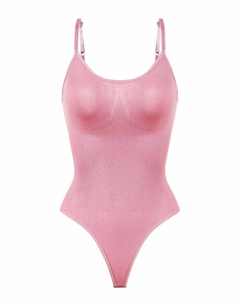 Shapshe® Nahtlose Bauchweg Rundhals Tanga Tanktop Body Shaper Bodysuits