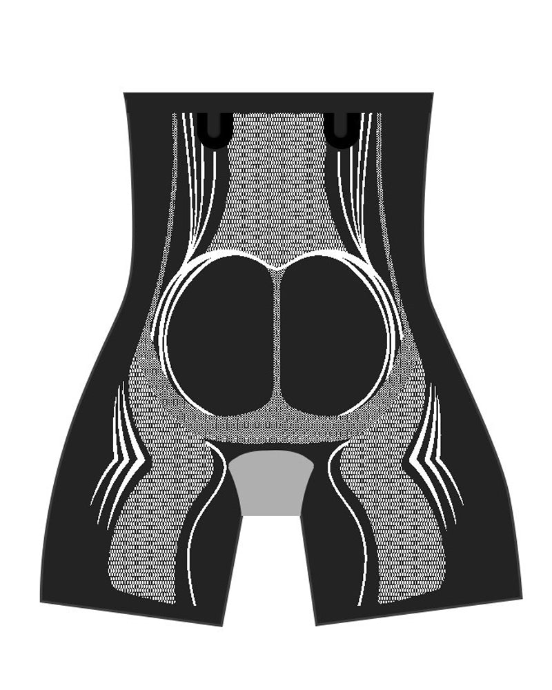 Flüssige Spurlose Hohe Taille Shaping Shorts Bauchweg Shapewear