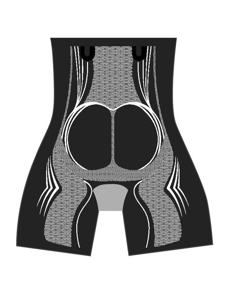 Flüssige Spurlose Hohe Taille Shaping Shorts Bauchweg Shapewear