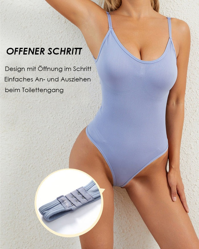 Shapshe® Nahtlose Bauchweg Rundhals Tanga Tanktop Body Shaper Bodysuits