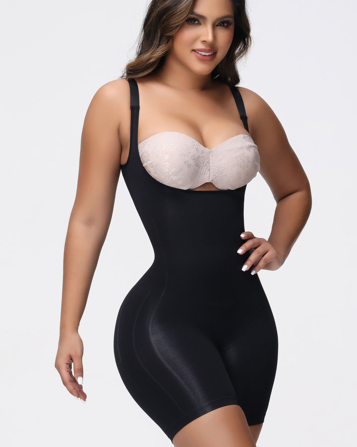 Shapshe® Glättender Bodysuit Offene Brust Bauchweg Shapewear