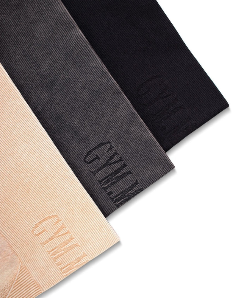 Nahtlose Yogahose Schnell Trocknend Hüfthebend Fitnesshose mit Buchstaben