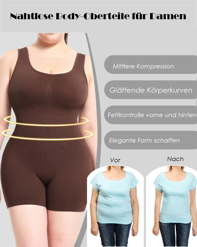 Damen Bauchweg Nahtlose Bis zur Mitte des Oberschenkels Outerwear Bodysuit Shapewear