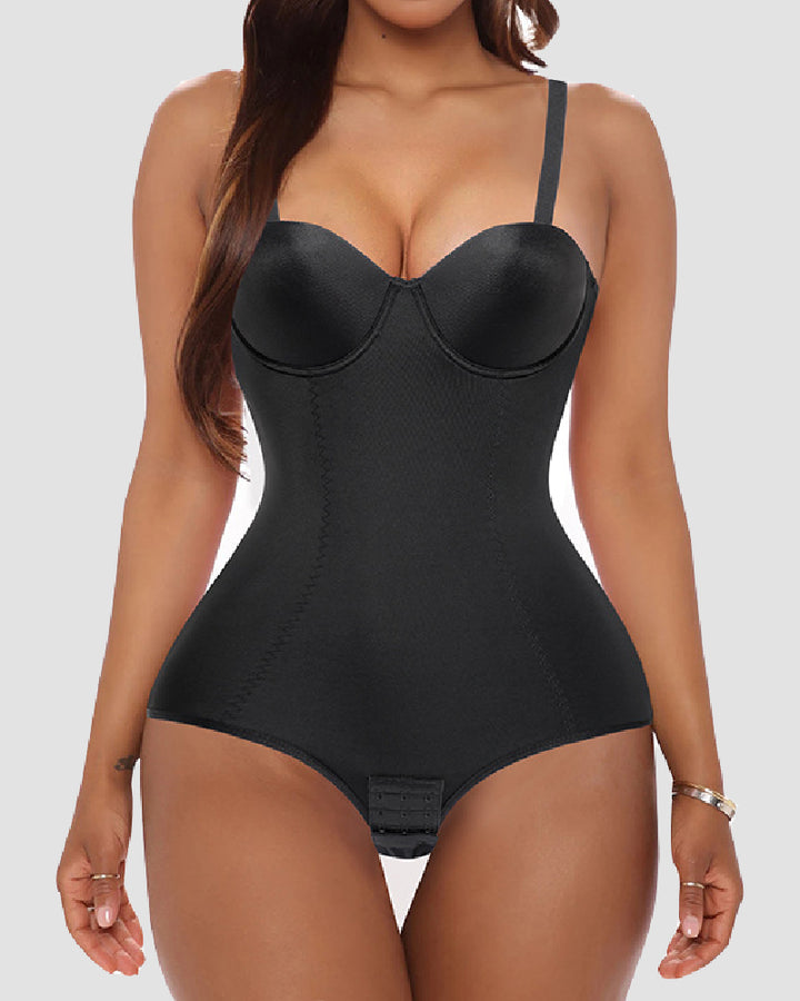 Damen Bauchkontrolle Slips Camisole Tops Bodysuit Mit Eingebautem BH