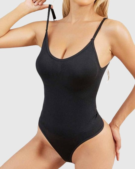 Shapshe® Nahtlose Bauchweg Rundhals Tanga Tanktop Body Shaper Bodysuits