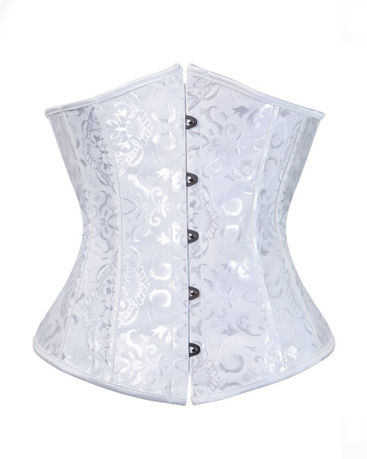 Vintage Schnürung Unterbrust Korsett Bauchweg Trägerlos Bustier Große Größen