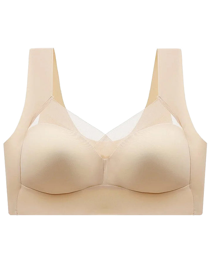 Damen Drahtloser Push Up Ohne Bügel BH Für Den Alltag