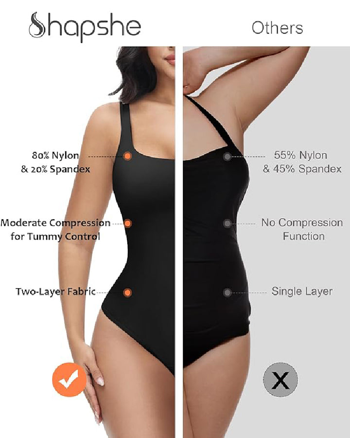 Shapshe® Nahtlose Bauchweg Tanga Rückenfrei Ausschnitt Shapewear