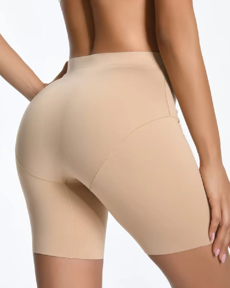 Nahtlose Elastische Bauchweg Miederhose Rutschfest Shape Shorts
