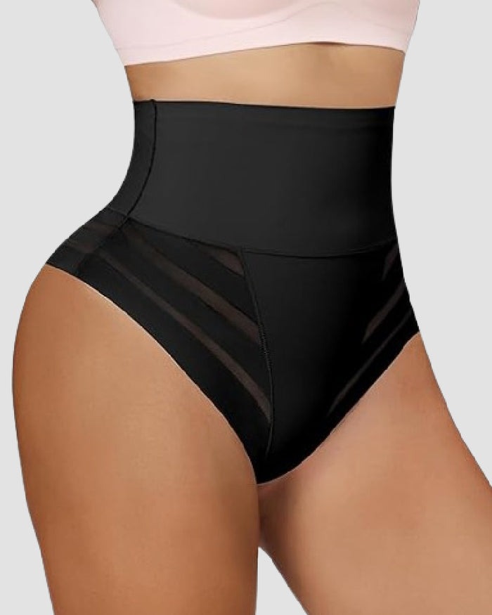 Damen Sexy Nahtlose Spitzen Tanga Body Shaper Miederhöschen