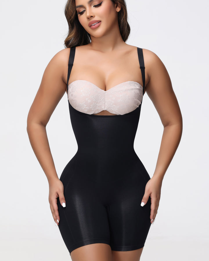 Shapshe® Glättender Bodysuit Offene Brust Bauchweg Shapewear