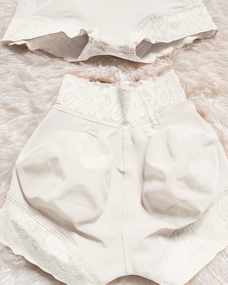 Shapshe® Spitzenpatchwork Bauchweg Po Lift Shape Unterwäsche