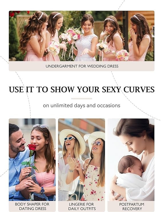 Shapshe® Body Shaper Schlankheits-Bauchkontrolle Fajas offene Brust-Shapewear