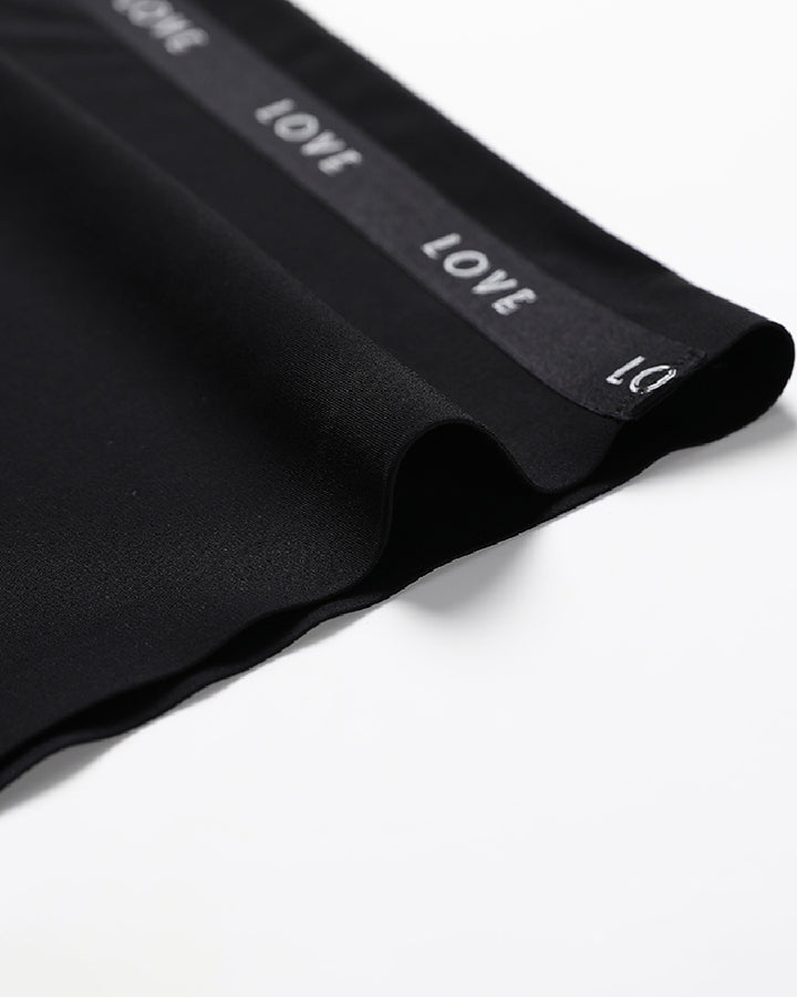 Buchstaben Webband Nahtlose atmungsaktive Shapewear Boxershorts