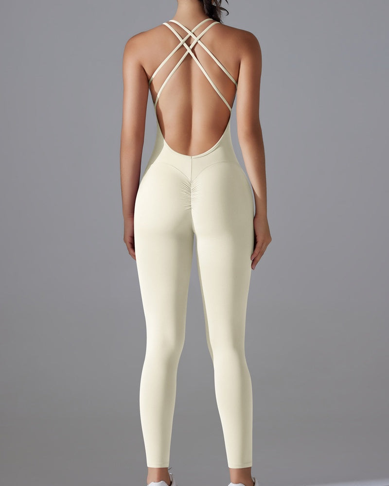 Hüfthebender Schnelltrocknender Enger Cross Body Fitness Overall